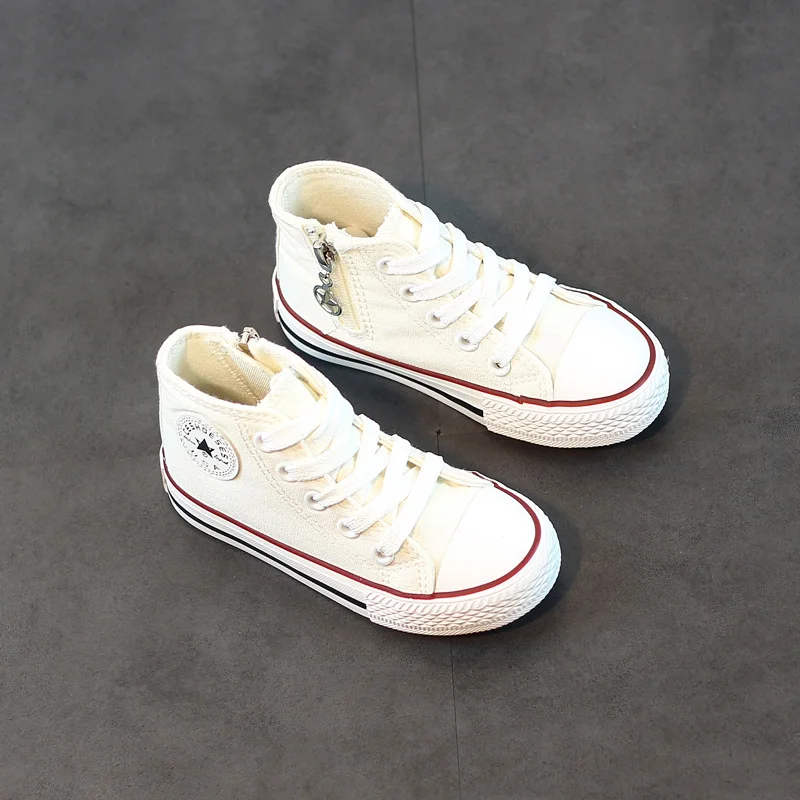 JUSTSL Осенняя детская обувь на каждый день для мальчиков и девочек парусиновая