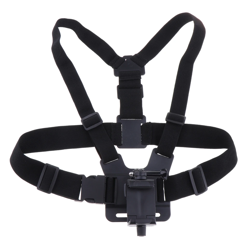 Phone Holder Stand Outdoor Sport Adjustable Chest Harness Mount Straps