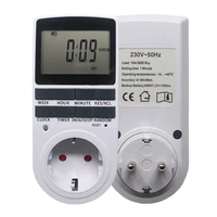 Ketotek Electronic Digital Timer Switch EU FR BR Plug Kitchen Timer Outlet 230V 50HZ 7 Day 12/24 Hour Programmable Timing Socket 1