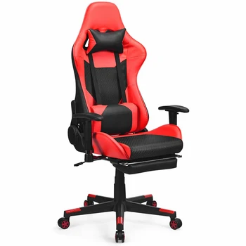 

Modern USB Massage Gaming Chair Reclining Racing 360 Degree Rotation Free Sliding Office Chair retractable footrest