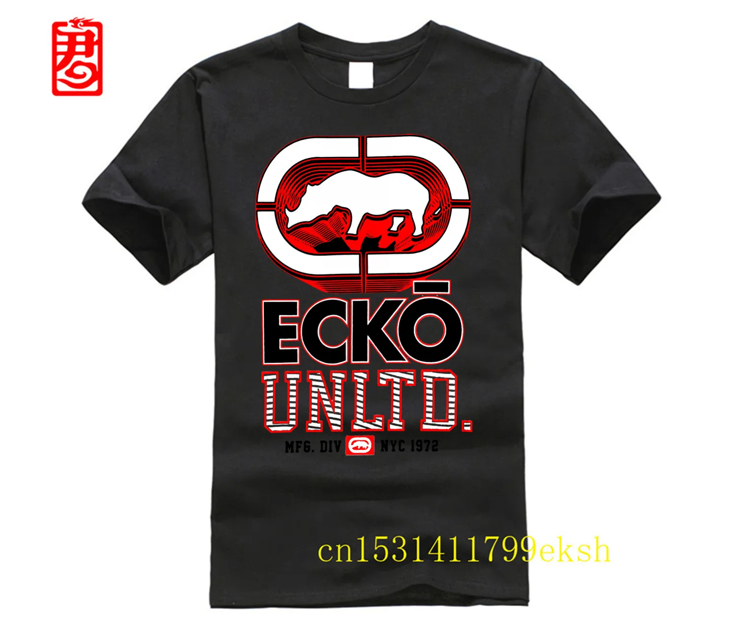 Ecko_Unltd Мужская футболка 2020 новинка с круглым воротом короткими рукавами