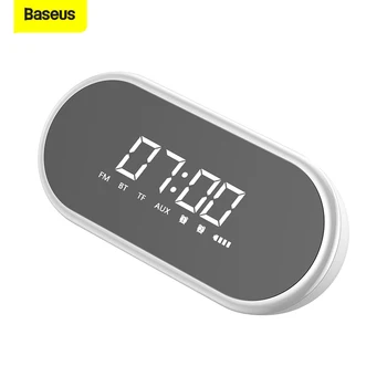 

Baseus E09 Wireless Speaker With Alarm Clock Outdoor Portable Bluetooth Speaker Computer 360 Stereo Sound Deep Bass Home Theater
