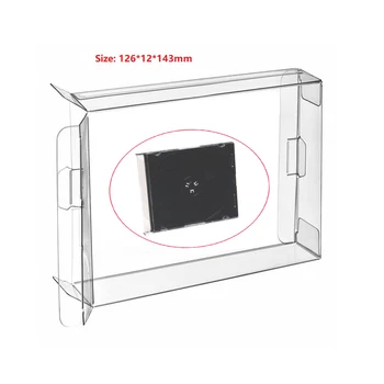 

H 50pcs Carts Clear CIB Cartridge Box Case Protector Sleeve for CD Box