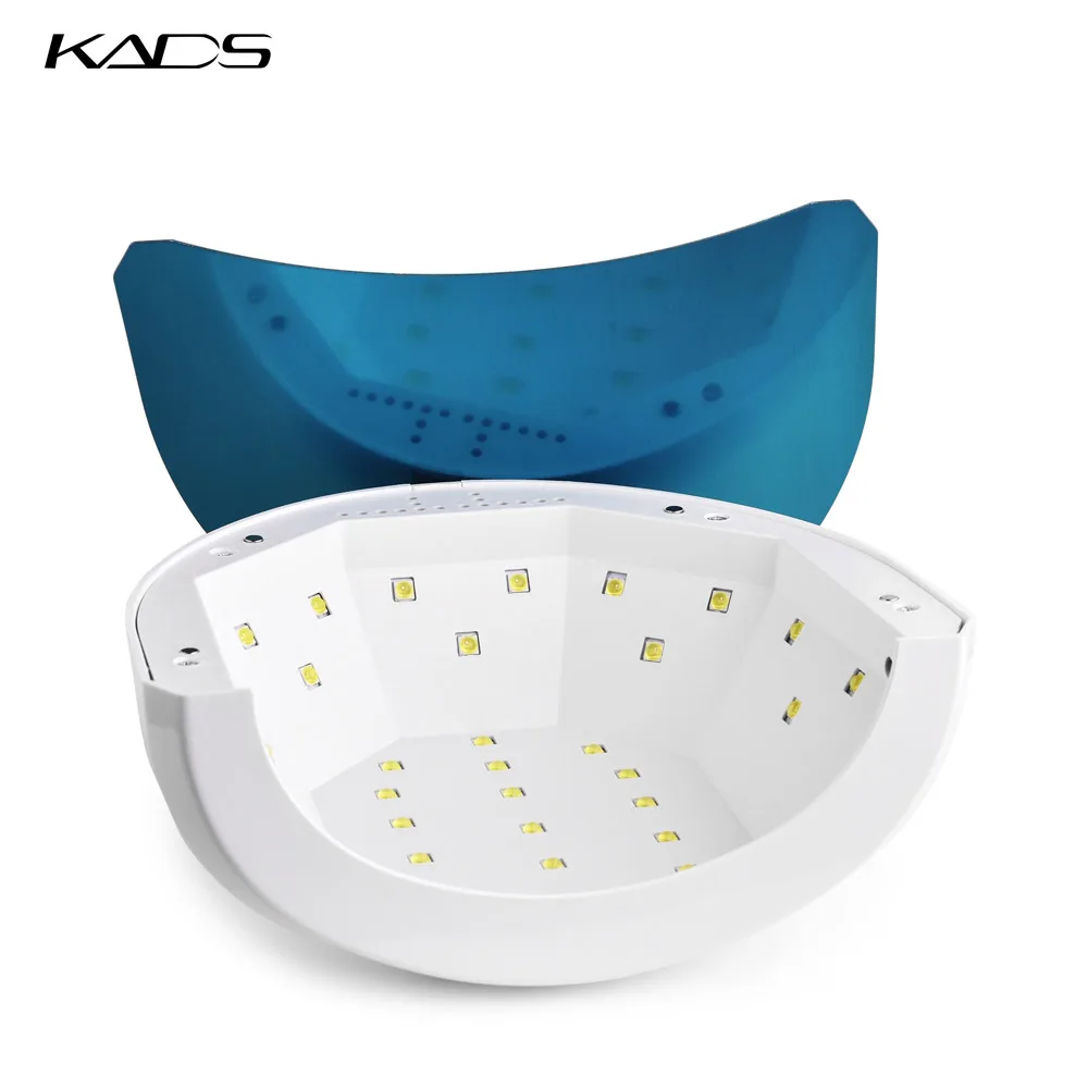 УФ-лампа KADS 48 Вт, Сушилка для ногтей, 30 светодиодов, УФ-лампа для ногтей, Гель-лак для ногтей, 5S/30 s/60 s, таймер, автоматический датчик, лампа для лечения маникюра