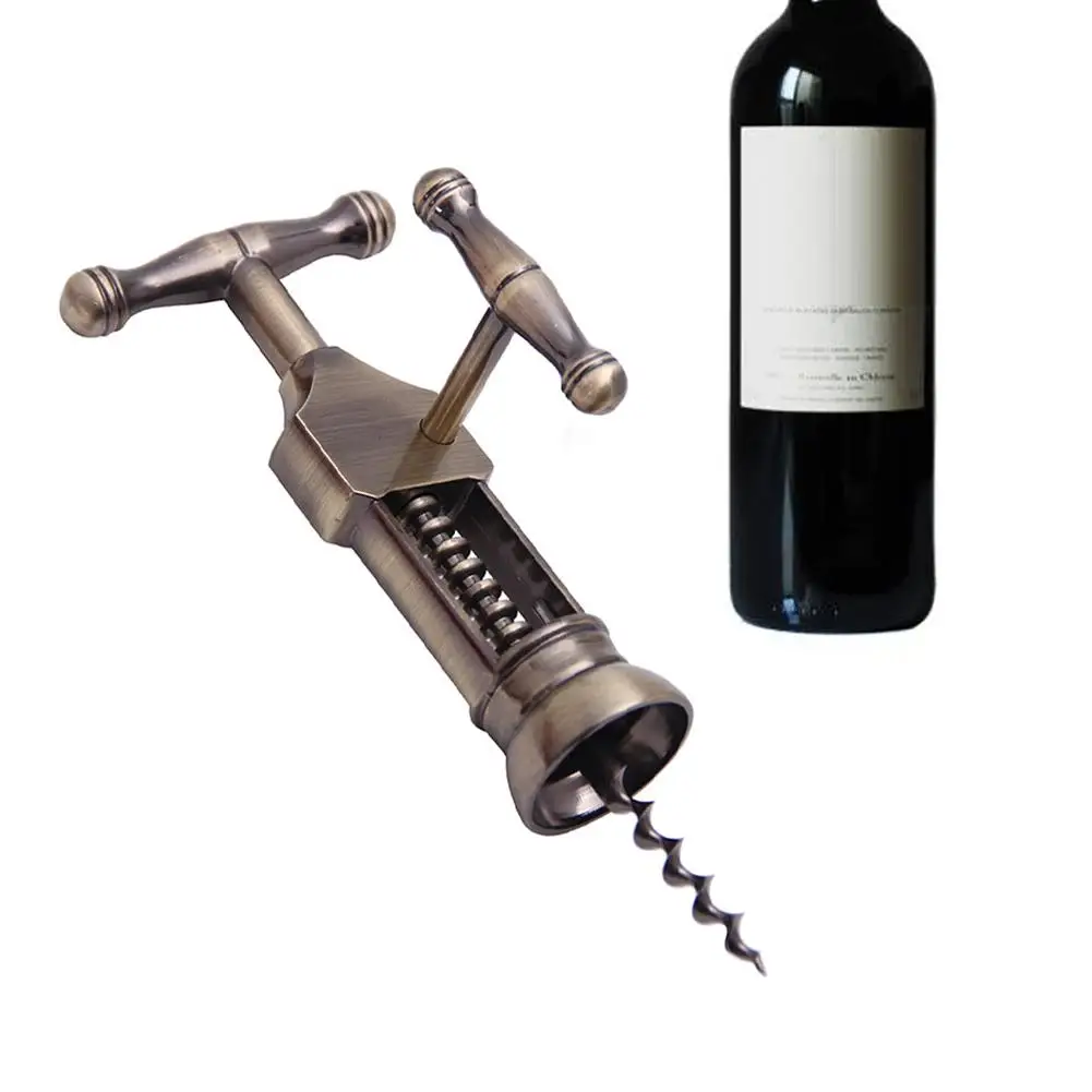 New Vintage Zinc Alloy Champagne Wine Bottle Opener Cork Corkscrew Party Bar Tool