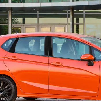 

8pcs Carbon Fiber Sticker High-quality Window B C Pillar Trim Exterior Accessories for Honda FIT GK5 3rd Gen 14-18