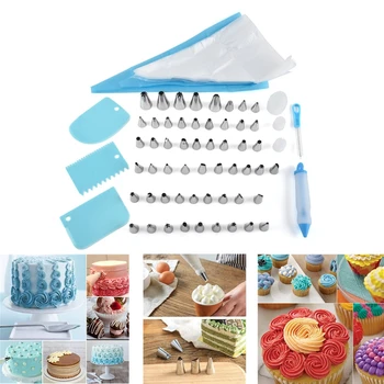 

84-piece Set Decorating Mouth Set 48 Cream Cake Cookies Decorating Cake Tools Baking & Pastry Tools Cake Decoration