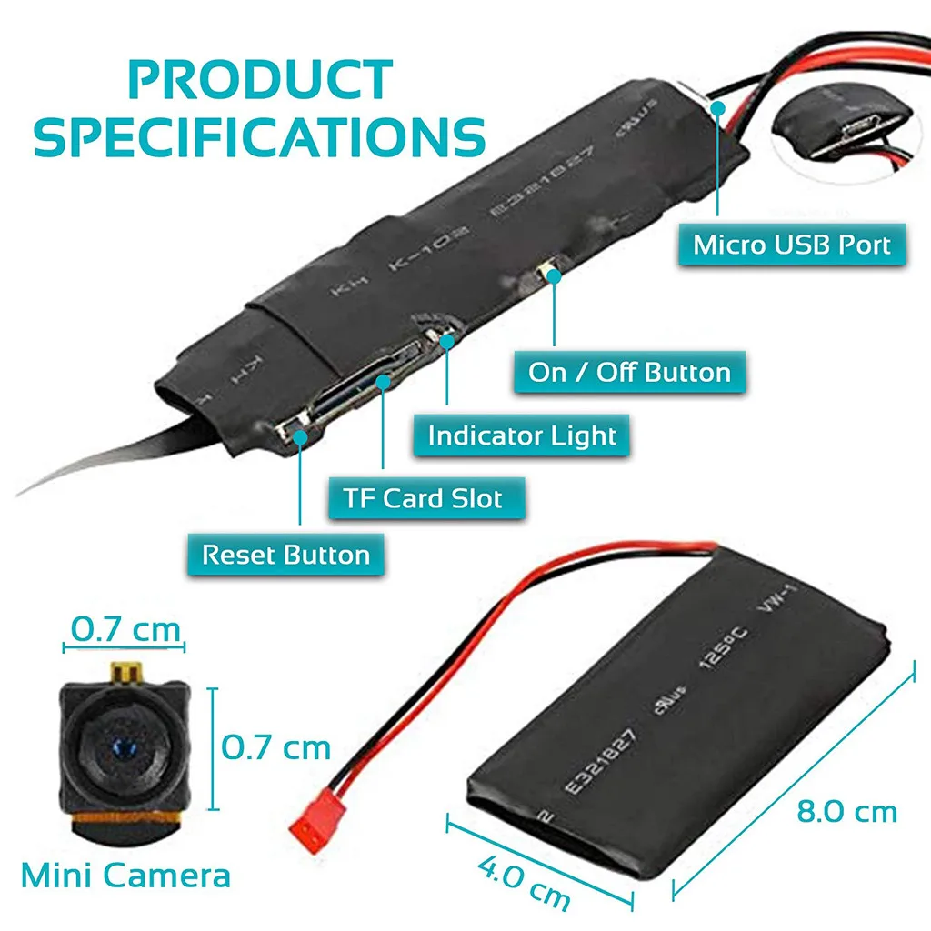 Мини WiFi камера 1080P HD IP Беспроводная DIY домашняя камера безопасности видеокамера# T2