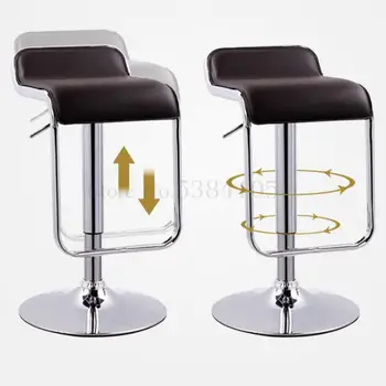 

Bar Chair Modern Simple Bar Chair High Foot Bar Stool Domestic Lift Bar Stool Rotating Bar Stool Creative Bar Chair