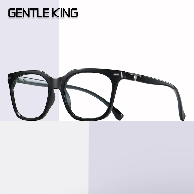 

GENTLE KING Computer Glasses Frame Women TR90 Flat Eyewear Anti Blue Light Glasses For Woman lunettes de lecture pour homme