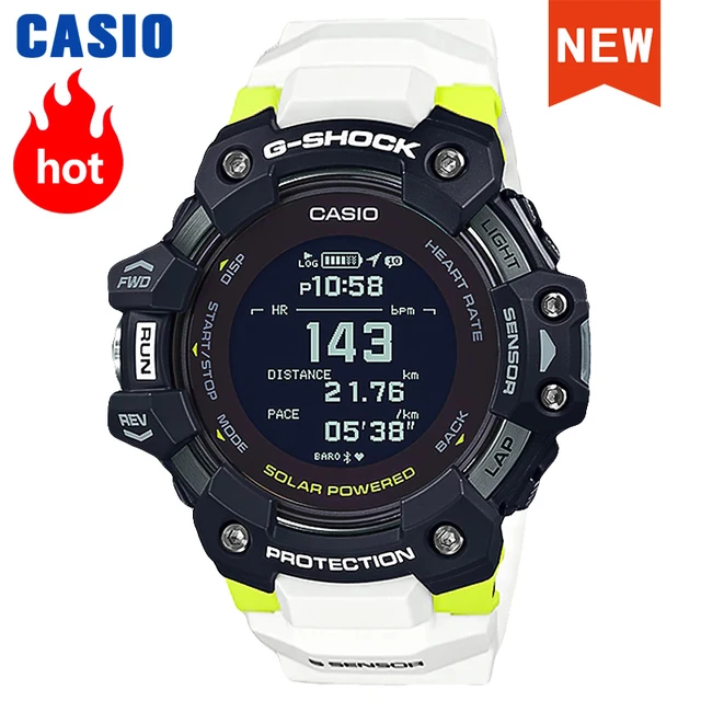 Casio watch men G shock luxury five times sensor GPS sports bluetooth solar  heart rate detection