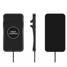 Беспроводной автомобиля Зарядное устройство QI Беспроводной зарядного устройства зарядный коврик с gps держатель Автомобильный держатель для iPhone 8/8Plus samsung