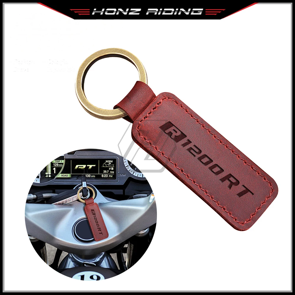 For Bmw Motorrad R1200rt R1200 Rt Motorcycle Cowhide Keychain Key Ring