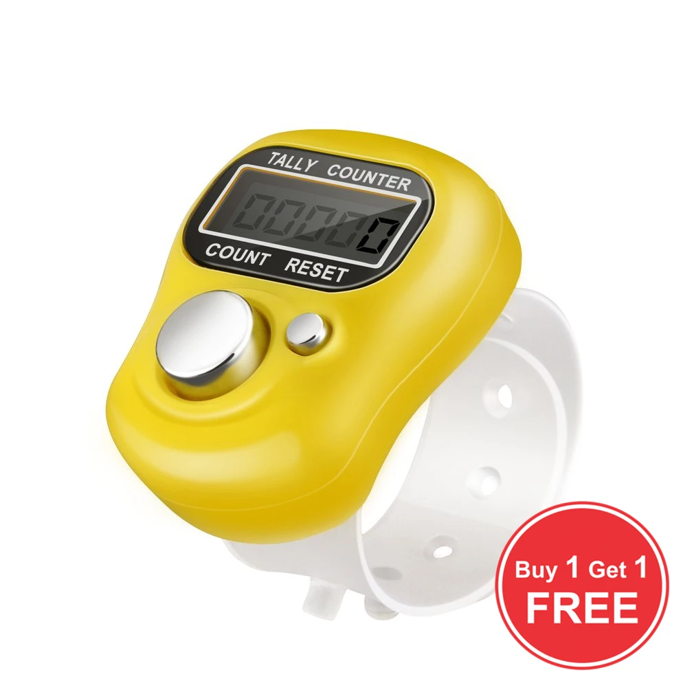 Купить 1 получить бесплатно стежок маркер и ряд Палец счетчик ЖК электронный
