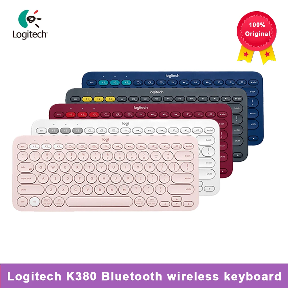 Logitech K380 Bluetooth Wireless Keyboard Linemate Multi-color Windows Macos Android Ios Chrome Os - Keyboards - AliExpress