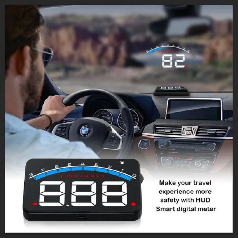 HUD OBD2 ӵ RPM µ    ÷ ڵ   ˶  Ƿ  M6