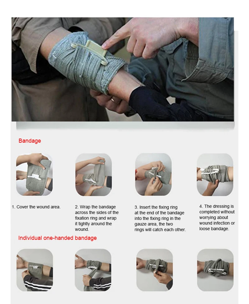 Israeli Bandage Trauma Kit Emergency Compression Bandages
