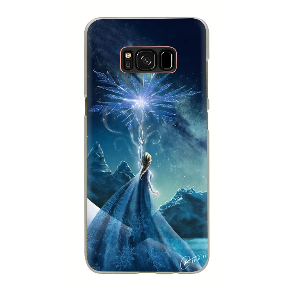 Замороженные жесткий чехол для телефона с рисунком в виде обложка чехол для Samsung Galaxy S6 7 Edge S8 9 10 плюс M10 20-30 - Цвет: H1