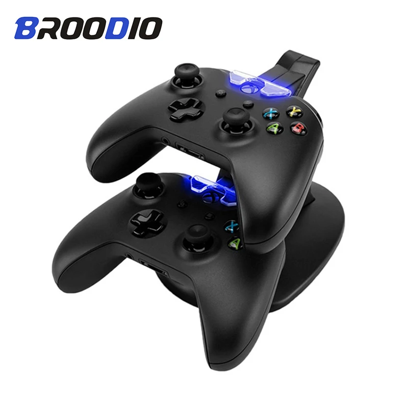 

For Xbox one Gamepad Controller Charger Dual LED Light USB Dock Station Base For Xbox one Games Controller Charging Stand Dock
