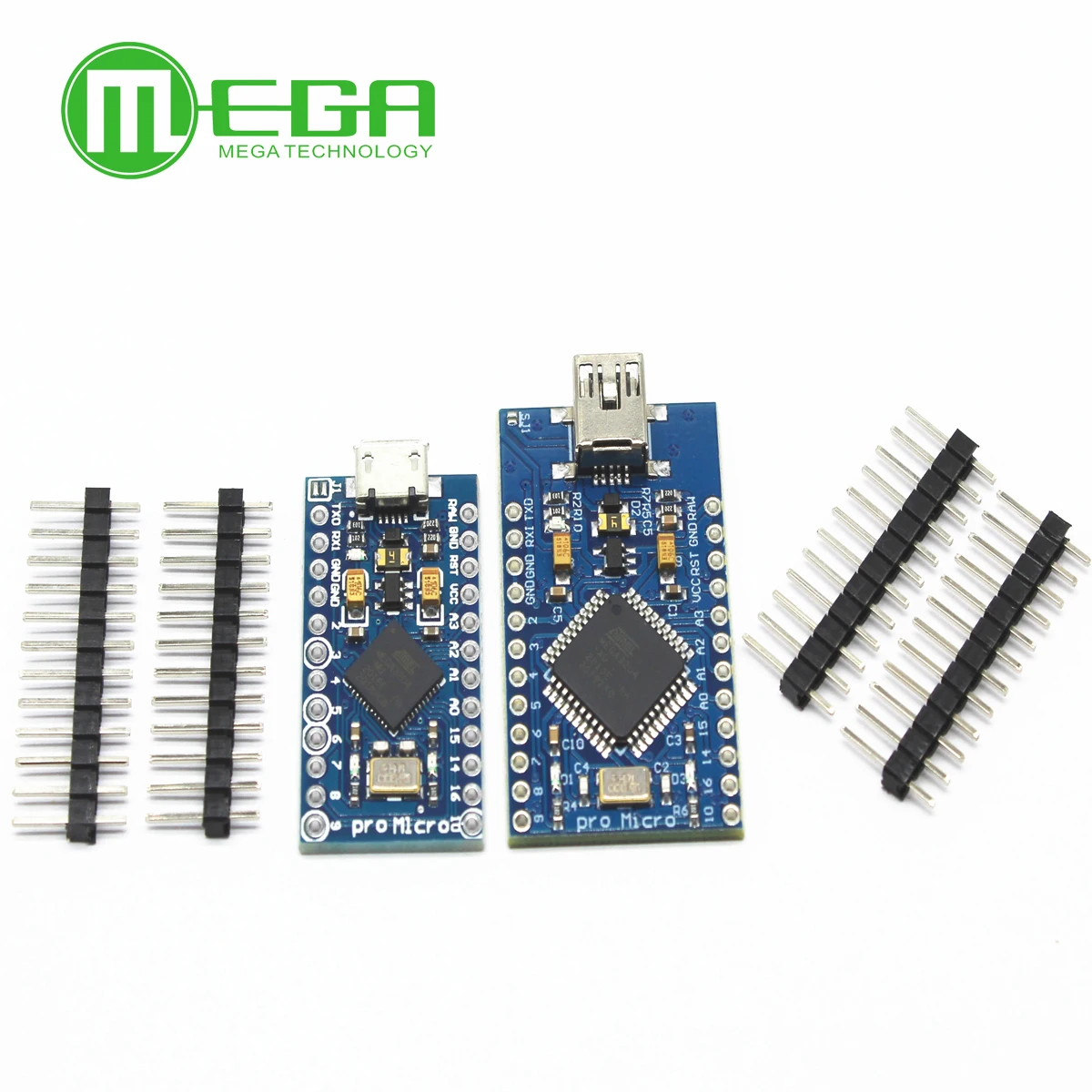 Модуль Pro Micro ATMEGA32U4 5 В/16 МГц с Загрузчиком для arduino MINI USB/Micro USB 2 рядным штырьковым