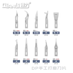 Qianli – jeu de lames DP en acier importé, utilisé pour enlever la colle, puce étain, grattage, carte mère, réparation de téléphone portable, lames multi outils s 