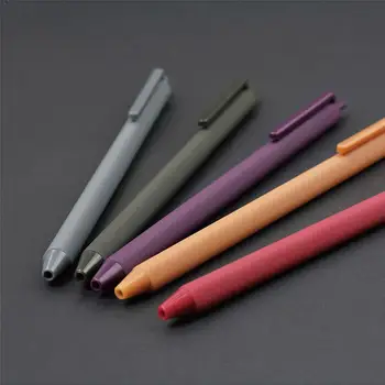 

5pcs/set Gel Pen Set 0.55mm Retro Frosted Rod Gel Pen Roller School Quick Ink Stationery Gel Ball Pens Ink Dry Pen Writing D3P1