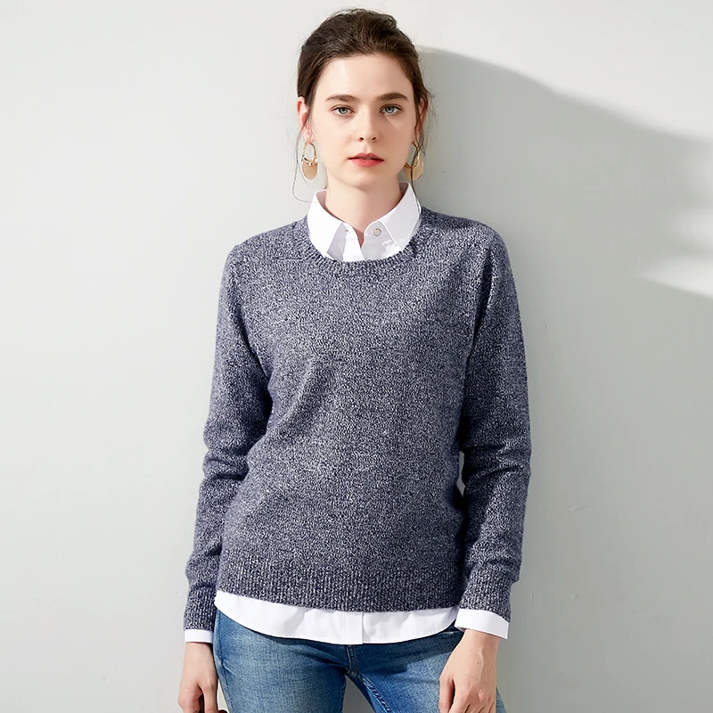

sweater women 2019 pullover women winter jumpers knitwear Long-sleeved Round collar cashmere sweater women Autumn and winter