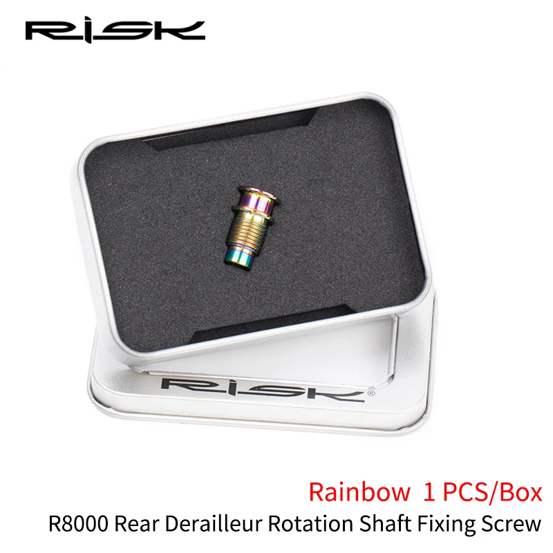 Bulloni Deragliatore Bici In Titanio RISK – M4x13.5mm E M4x20mm Per Shimano/SRAM