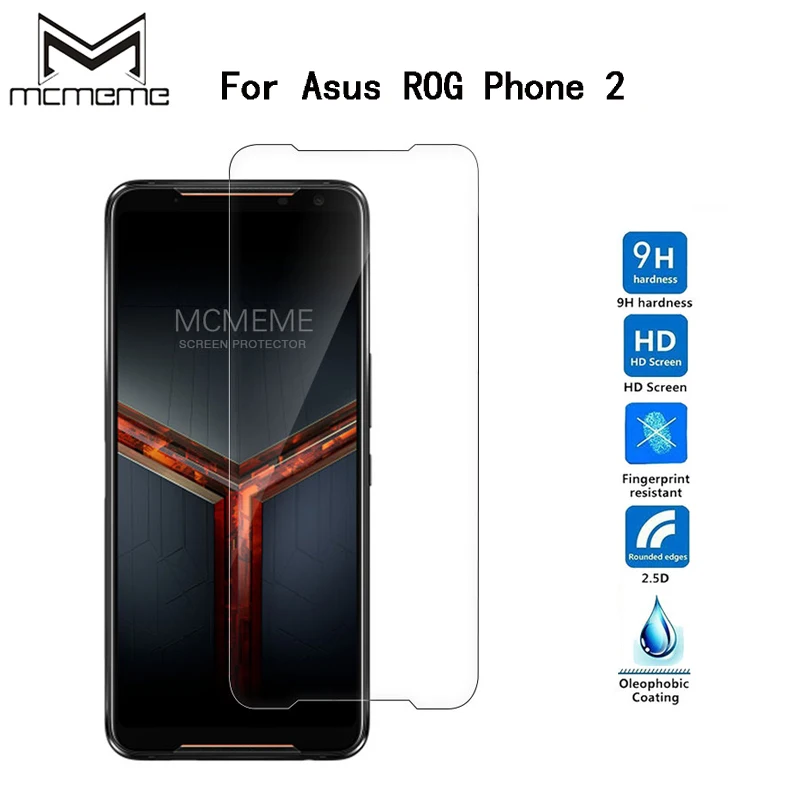 10 шт./партия для Asus ROG Phone 2 стеклянный протектор экрана для Asus ROG Phone 2 защитное закаленное стекло для Asus ROG Phone II пленка