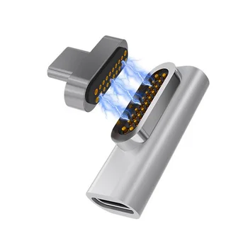 

Multifunction Home Fast Charge Laptop 20 Pins Adapter 10Gbps USB 3.1 Office Mini Type C Data Transmission Magnetic Suction