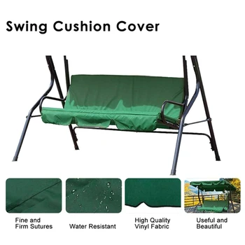 

Swing Seat Cover Chair Waterproof Cushion Patio Garden Yard Outdoor Seat Replacement JS22