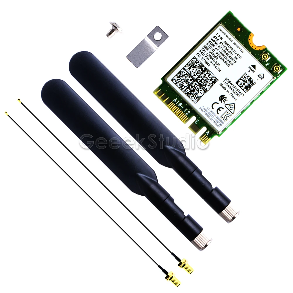 Беспроводная модульная антенна AC8265 le2.4 g/5G WiFi Bluetooth 4 2 для Jetson Nano Поддержка Linux / Windows