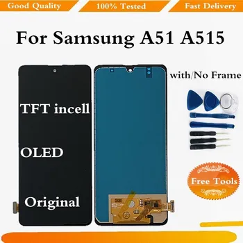 

LCD For Samsung A51 A515 Display For Samsung A51 A515F LCD Display Touch Screen Digitizer Assembly