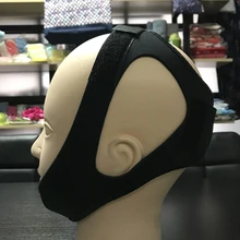 Не зуд, черный, не храп, ремень для подбородка, прочный, дышащий, волшебная наклейка, крепкий храп, регулируемый дизайн, твердый, фиксированный