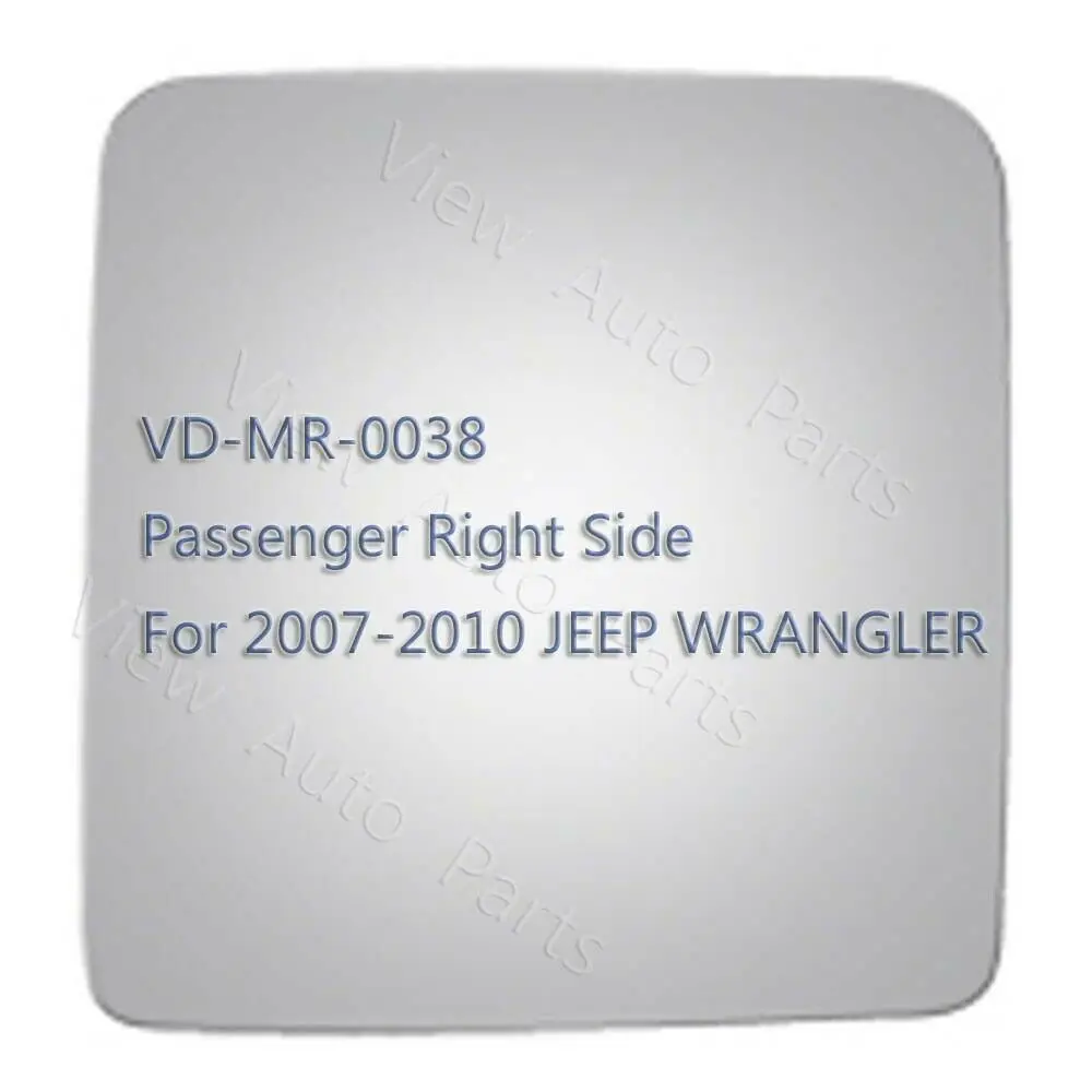 

Зеркальное стекло + клей для 2007-2010 JEEP WRANGLER, пассажирское правое стекло
