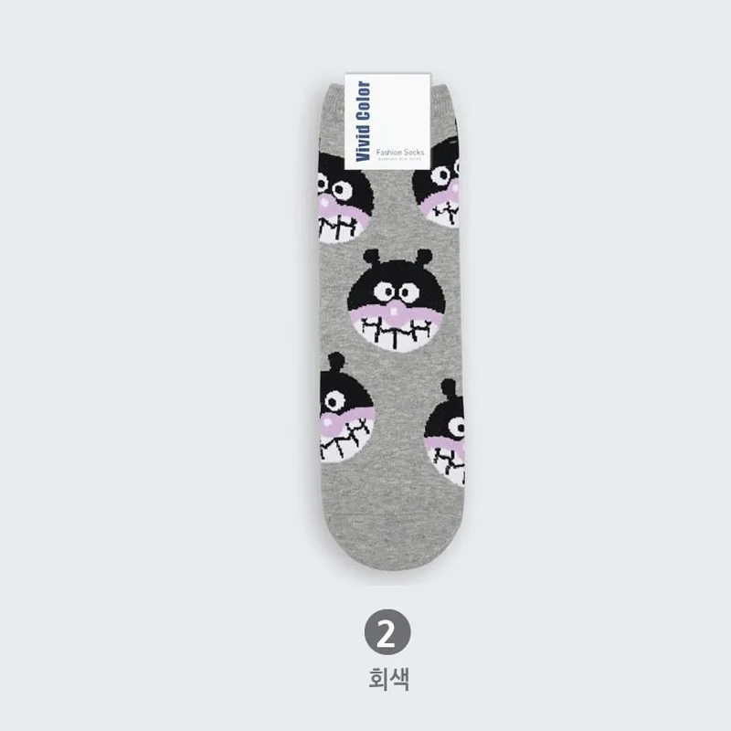 Носки с рисунком аниме Anpanman, женские теплые хлопковые Забавные милые носки Kawaii Happy, Корейская уличная одежда Harajuku, Модные Повседневные носки Skarpetki