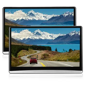 

1 Pair 13.3in IPS Screen Headrest Display Monitor Rear Seats Video Player for Android Entertainment System