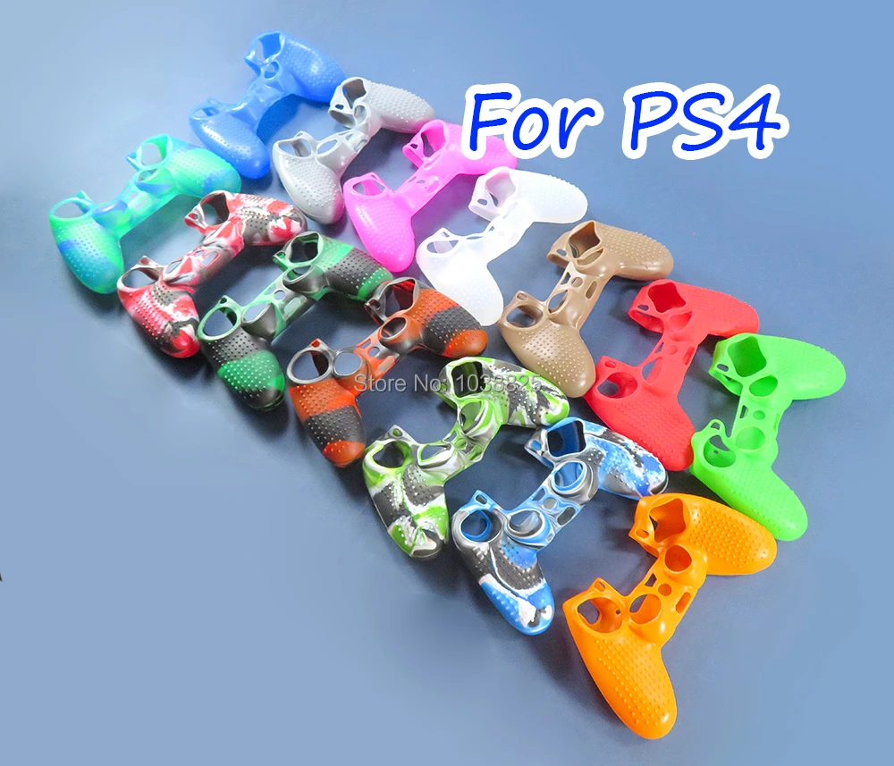 1 шт. нескользящий Цветной силиконовый чехол для контроллера Sony PS4 DS4 Pro Slim