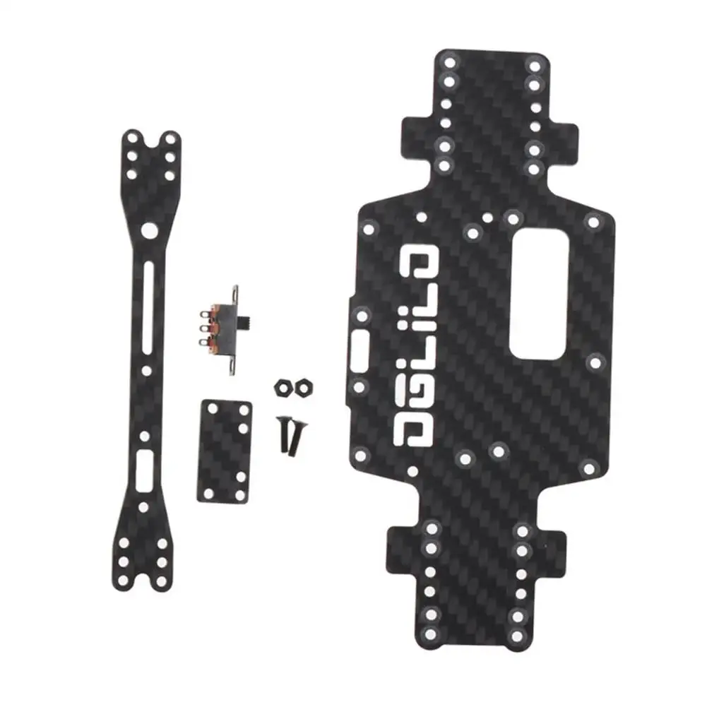 Wltoys K969 K979 K989 K999 P929 P939 1:28 RC Запасные части для автомобиля модернизированные шасси из углеродного волокна, нижняя часть автомобиля с низким корпусом