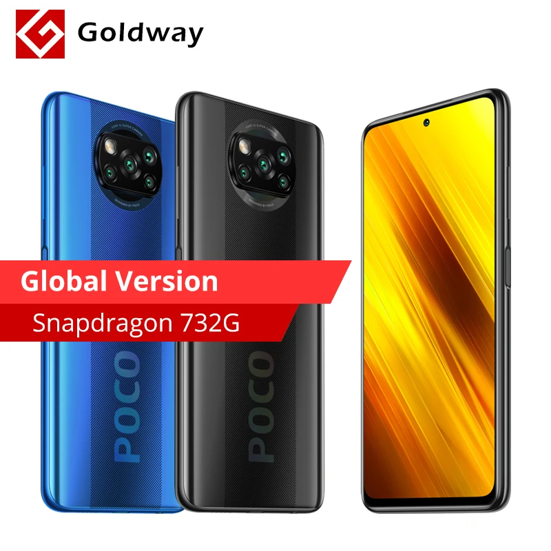 Глобальная версия POCO X3 NFC 6 ГБ 128 Гб Оперативная память Встроенная 67 &quot120 Гц DotDisplay