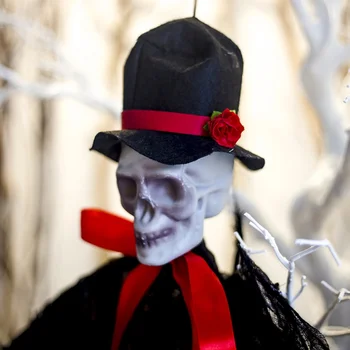 

Gauze Skull Hanging Ghost Hanging Decoration Halloween Ghost House Decoration Props