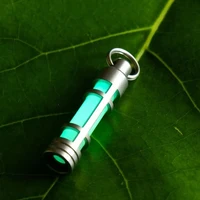 TEC Accessories Titanium  Stainless Steel Embrite™ Glow in the dark keychain FOB TEC Accessories 1