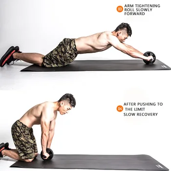 

Abdominal Muscle Training Roller For Bodybuilding Yoga Home Outdoor Universal High Quality Abdomen Reducing Sports Equipment