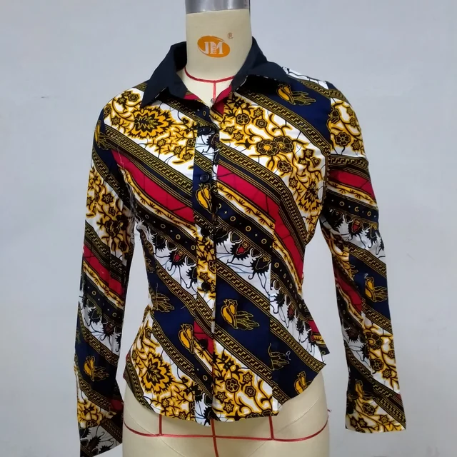 New African Women's Dress National Characteristics Batik Printed Polyester Half Skirt Short Dress Dress as picture