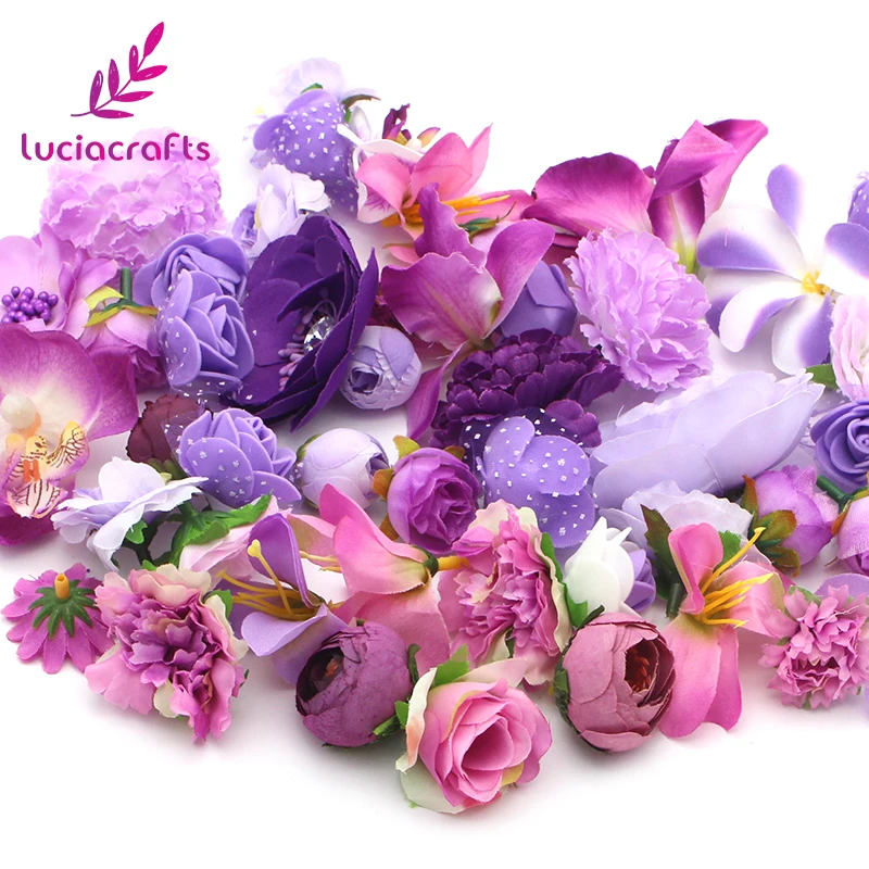 Lucia crafts 50 г/лот искусственный цветок для свадьбы вечеринки домашнего декора
