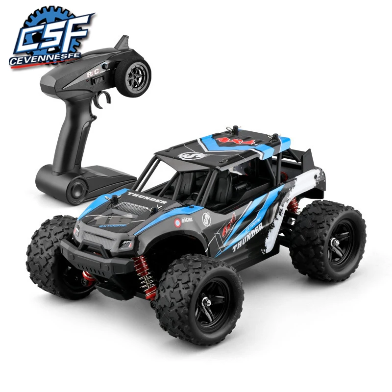 Rc car 1: 18 ratio steering differential control 4wd hour speed 50km four-wheel drive climbing off-road racing alloy material Rc car 1: 18 ratio steering differential control 4wd hour speed 50km four-wheel drive climbing off-road racing alloy material