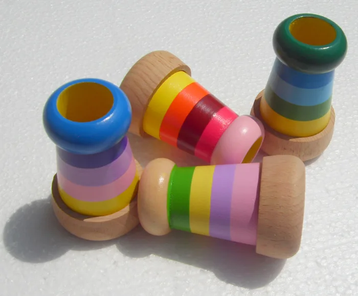 Wooden Educational Magic Kaleidoscope Baby Kids Children Learning block Toy 1piece, Classic toys Kaleidoscope Baby wood toys