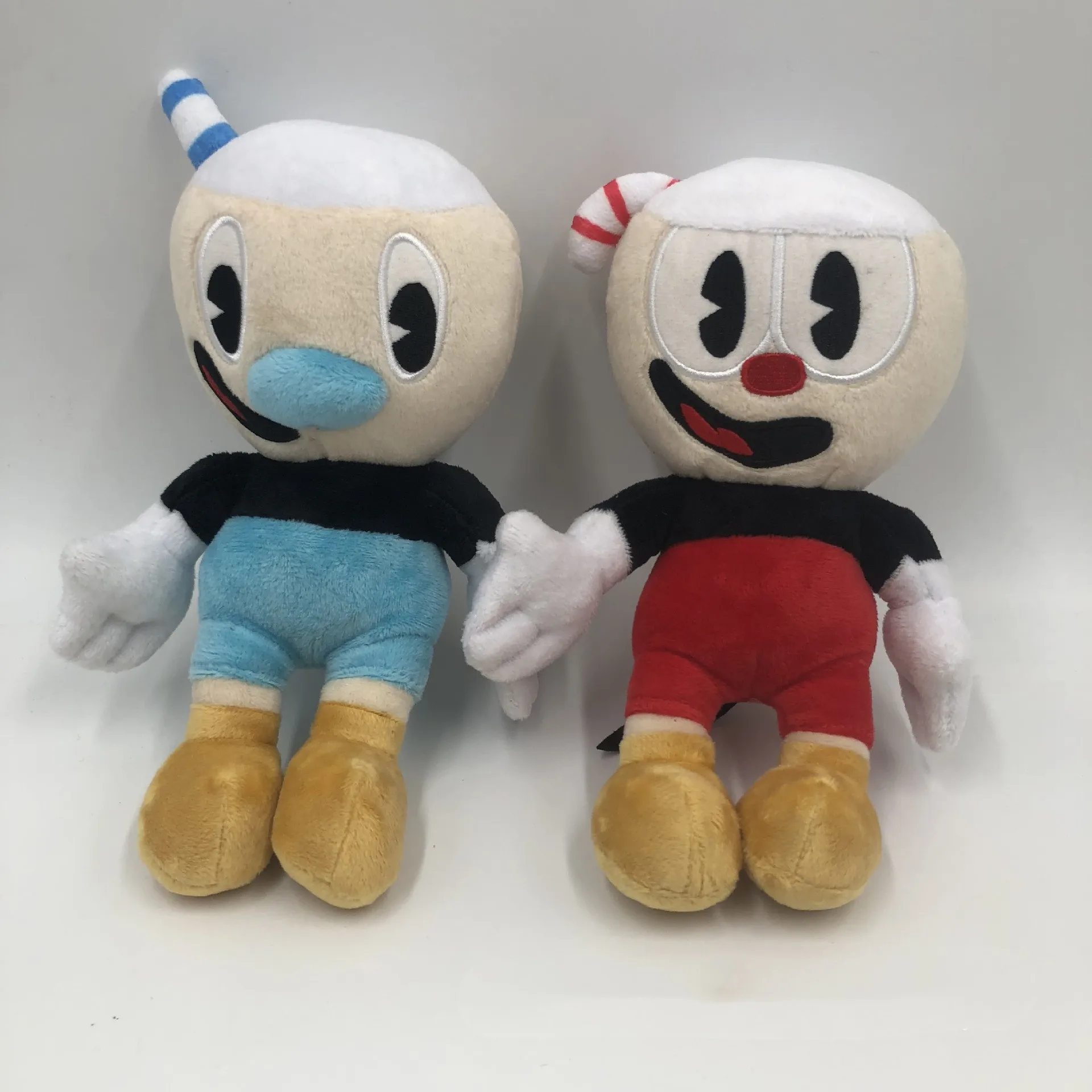 10 'ɼuphead Game Мягкая Плюшевая Кукла Cuphead &amp Mugman милый подарок игрушка для