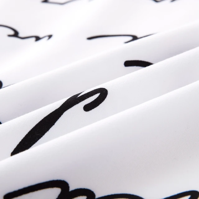 White Color letters Bedding Set Polyester Duvet Quilt Cover Pillowcases Queen Size 3PCS cheap wongs bedding None Duvet Cover Sets 100 Polyester 2 0m (6 6 feet) 2 2m (7 feet) quality 400TC Printed Europe Reactive Printing White Color letters Bedding Set Polyester Duvet Quilt Cover Pillowcases Queen Size 3PCS cheap wongs bedding None Duvet Cover Sets 100 Polyester 2 0m (6 6 feet) 2 2m (7 feet) quality 400TC Printed Europe Reactive Printing