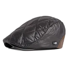 Idopy, мужские шапки Newsboy, зимние, теплые, с хлопковой подкладкой, утолщенные, Иви, ирландские шапки для папы